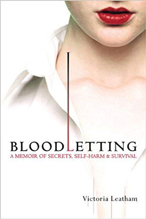 the letter "L" in "bloodletting" extended to look like a needle