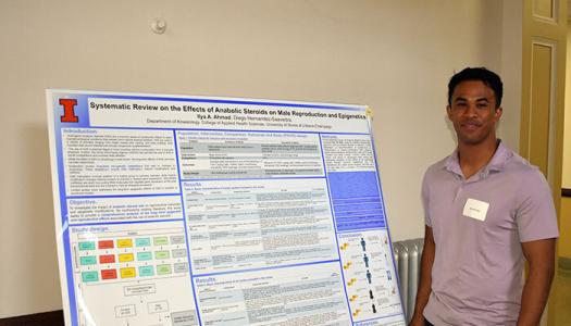 Ilya Ahmad Undergraduate Research poster presentation